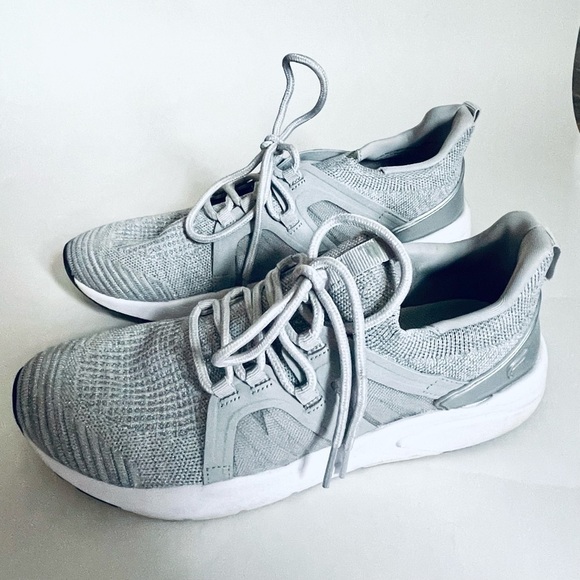 Fabletics Caheunga Performance Sneakers Grey Silver 9 - Picture 2 of 9